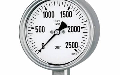 100mm (4″) All SS Safety Pattern Pressure Gauge DIN