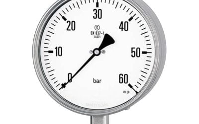 160mm (6″) All SS Safety Pattern Pressure Gauge DIN