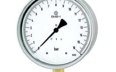 160mm (6″) Safety Pattern Test Pressure Gauge