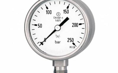 63mm (2.5″) All SS Safety Pattern Pressure Gauge DIN