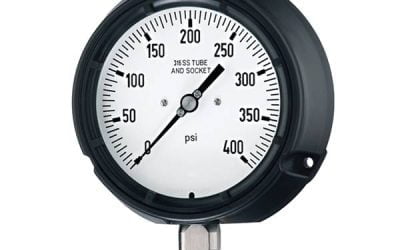 US Standard Process Pressure Gauge 4.5″ Dia