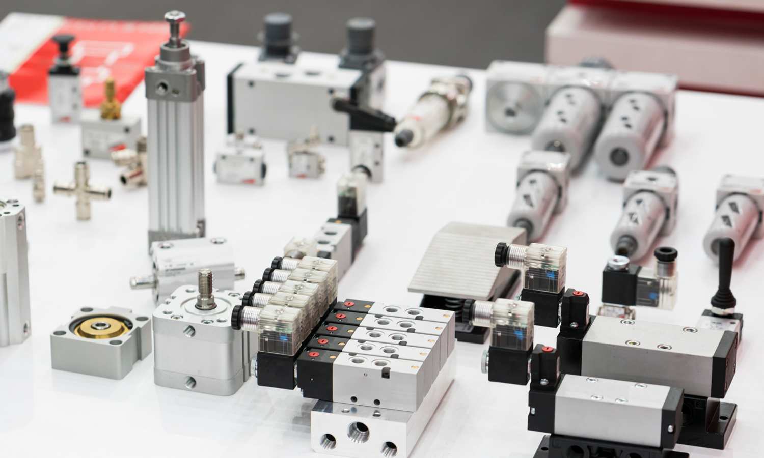 Industrial solenoid valve for liquid, oil, air, pneumatic, hydraulic pipe line machine - Komponen sistem pneumatik