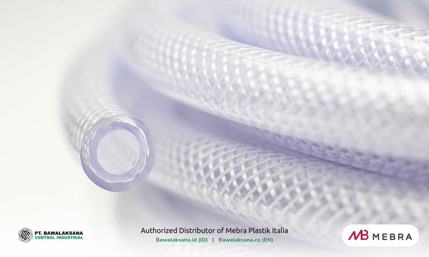 Selang pneumatik PVC Food Grade by Mebra Plastik Italia - Bawalaksana ID
