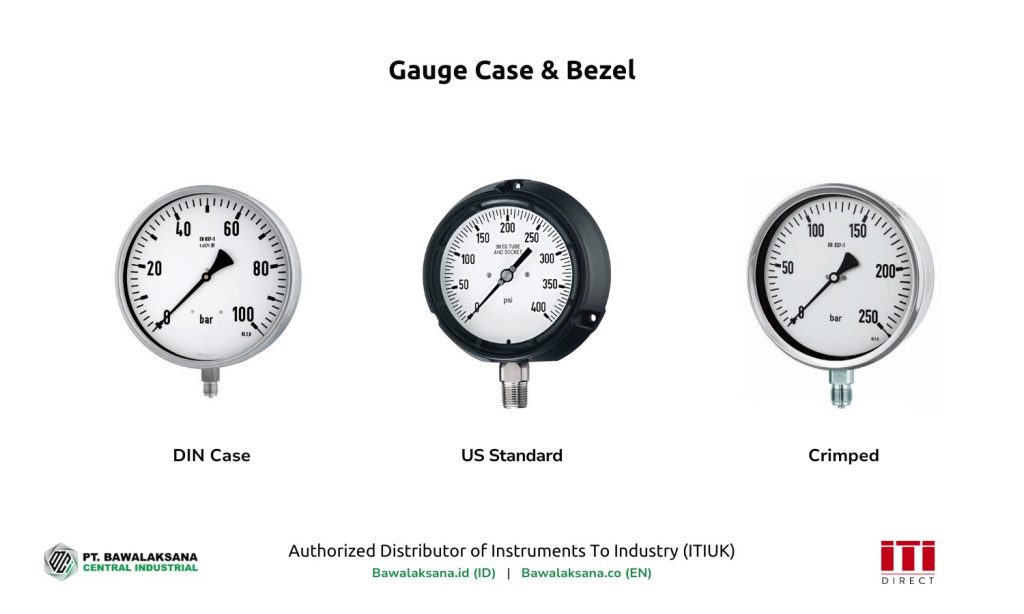 Gauge Case & Bezel - DIN Case, US Standard & Crimped - Bawalaksana ID