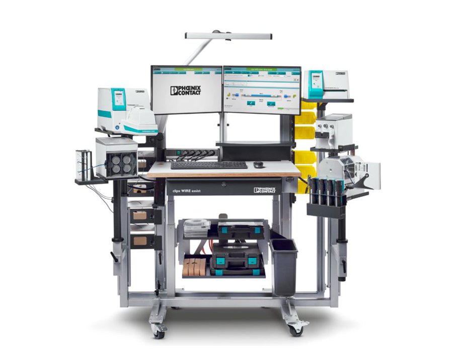Modular and individual layout of the worker assistance system Modular and individual layout of the worker assistance system
