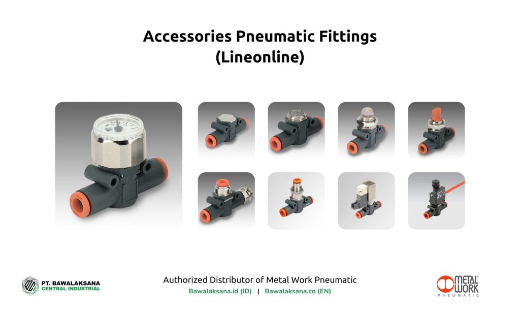 The Best Types of Pneumatic Fittings and Their Functions for Industrial Automation 14 Accessories (Lineonline) Pneumatic Fittings - Bawalaksana ID