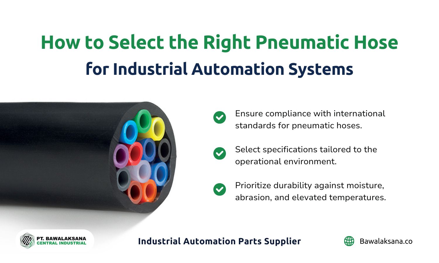 How to Select the Right Pneumatic Hose for Industrial Automation Systems – Bawalaksana CO How to Select the Right Pneumatic Hose for Industrial Automation Systems - Bawalaksana CO