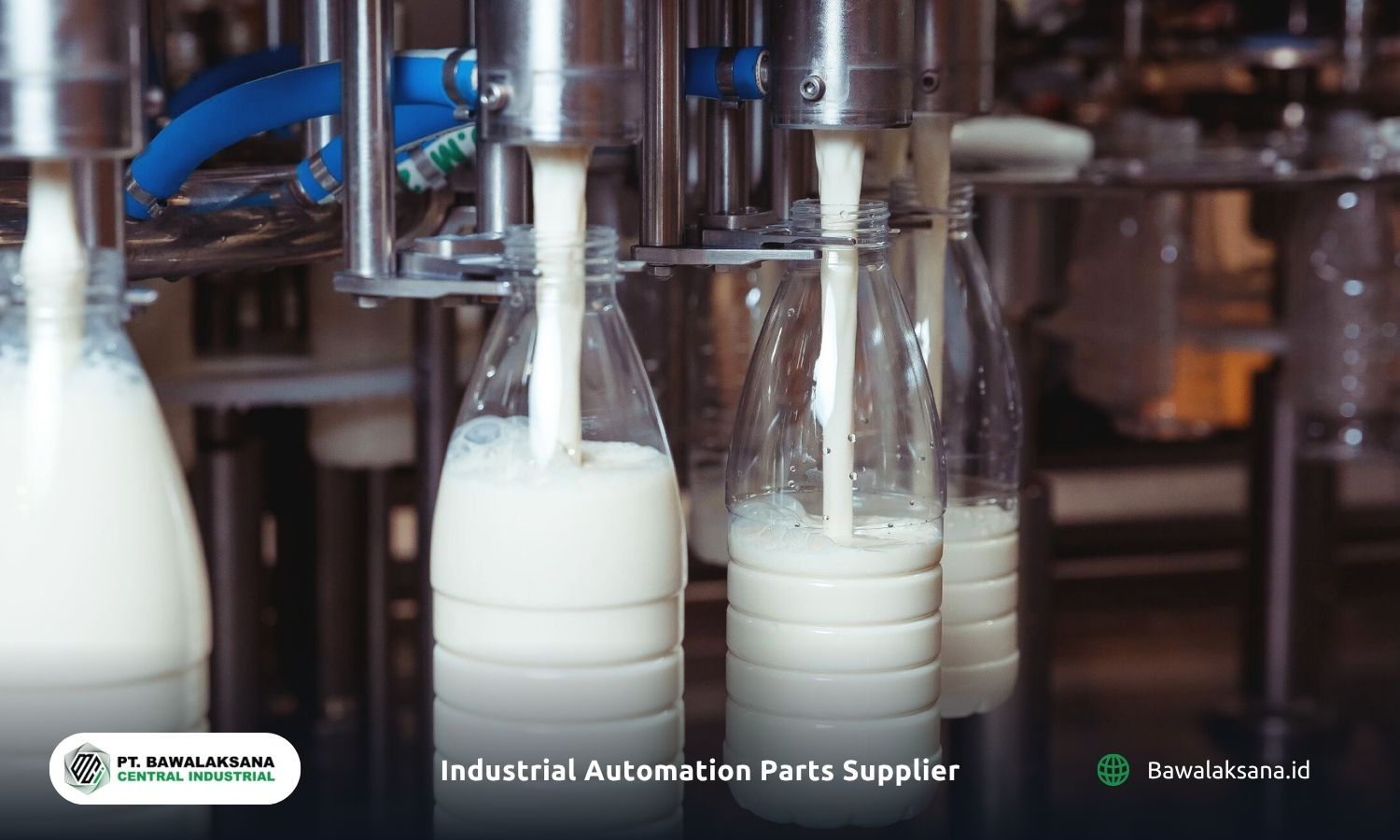 Aplikasi Sistem Otomasi Pneumatik di Industri Pengolahan Susu - Bawalaksana ID