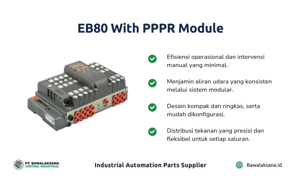 Application of Pneumatic Automation System in Dairy Processing Industry 3 EB80 With PPPR Module by Metal Work Pneumatic