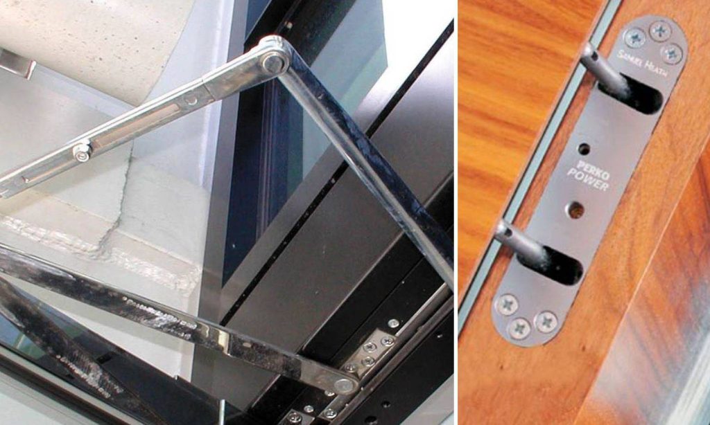 Pneumatic Door Operator Application - Courtesy Dhi (dot) org. Pneumatic doors as a means of automatically opening and closing doors in modern buildings.