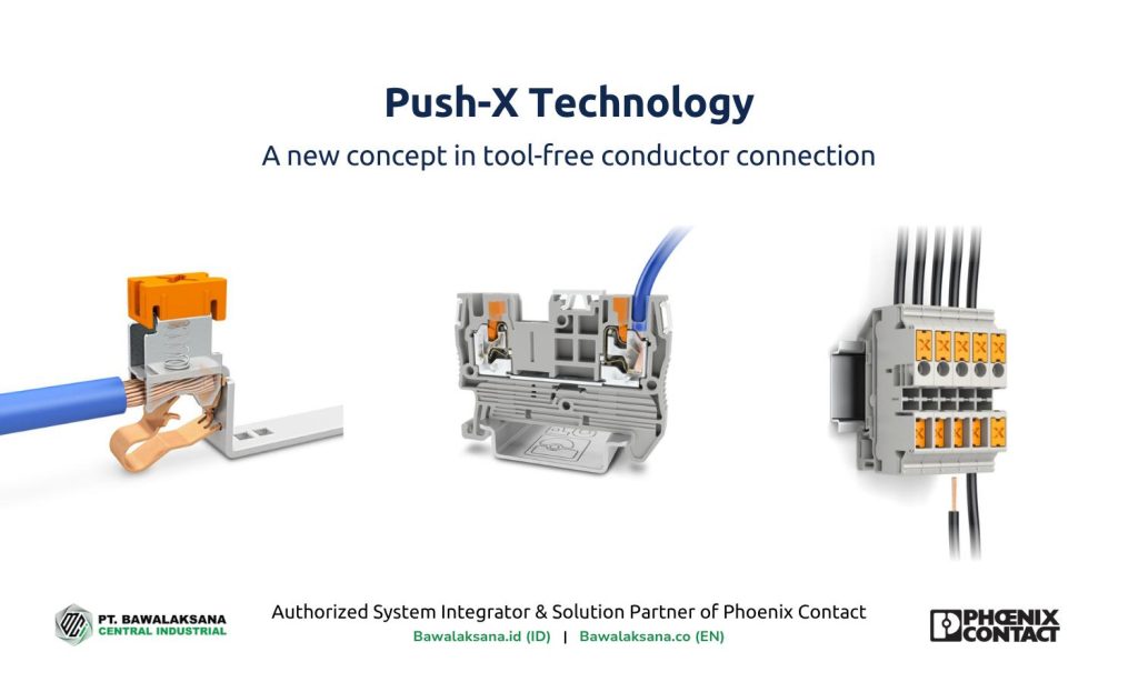 Push-X Technology - A new concept in tool-free conductor connection - Bawalaksana ID